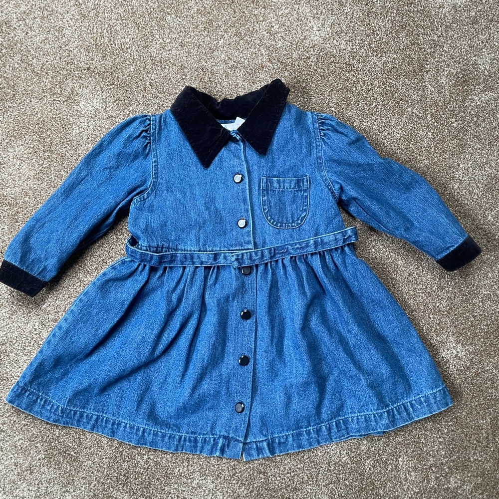Just friends 2t girls denim dress